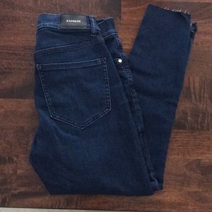 Express Skinny High Rise Jeans - 6 SHORT